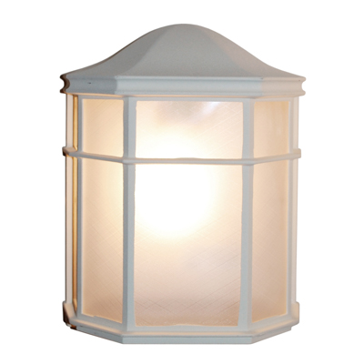 Trans Globe Lighting 4484 WH 1 Light Pocket Lantern in White